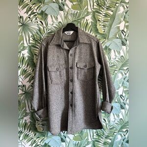 Woolrich Gray Wool Jacket / Shacket